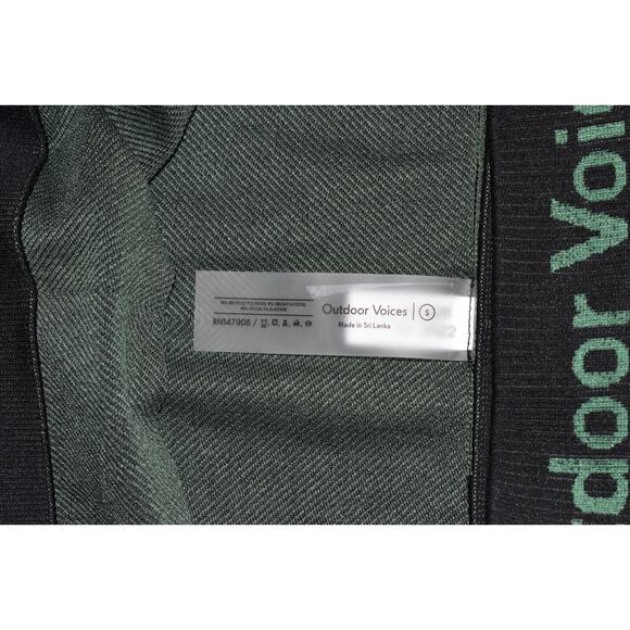 A4 NEW OUTDOOR VOICES Hunter Green High Rise Legging Size S - Picture 4 of 5